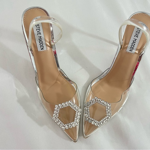 Steve Madden Clear Heels